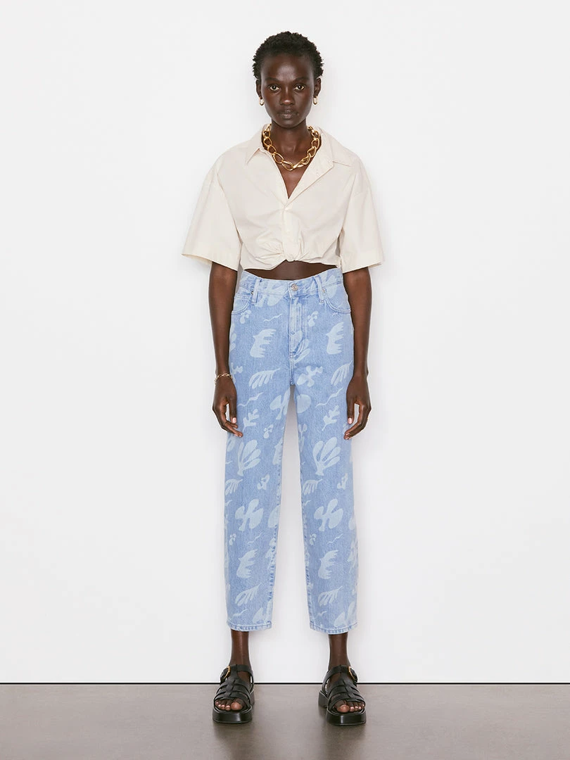 Wholesale π Frame-denim Cropped Twist Front π Shirt -- Flax π© Women π 2 Frame-denim Cropped Twist Front Shirt -- Flax Women