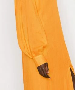 Best Sale π€© Frame-denim Kaftan Maxi π Dress -- Kumquat π© Women 𧨠9 Frame-denim Kaftan Maxi Dress -- Kumquat Women