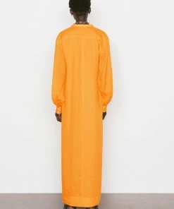 Best Sale π€© Frame-denim Kaftan Maxi π Dress -- Kumquat π© Women 𧨠11 Frame-denim Kaftan Maxi Dress -- Kumquat Women