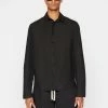 Frame-denim Classic Poplin Shirt -- Noir