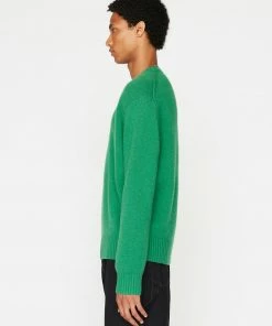 Best Sale π Frame-denim Men The Cashmere Crewneck Sweater -- π Dress Green π 8 Frame-denim Men The Cashmere Crewneck Sweater -- Dress Green