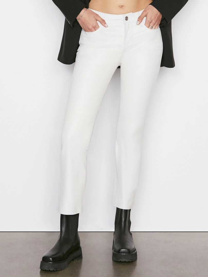 Brand new π Frame-denim π© Women Leather Le Crop Mini Boot -- Blanc π₯ 1 Frame-denim Women Leather Le Crop Mini Boot -- Blanc