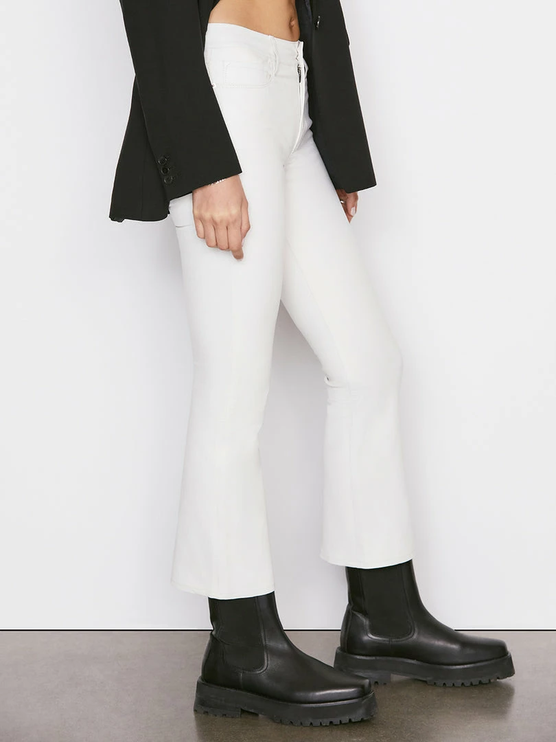 Brand new π Frame-denim π© Women Leather Le Crop Mini Boot -- Blanc π₯ 4 Frame-denim Women Leather Le Crop Mini Boot -- Blanc