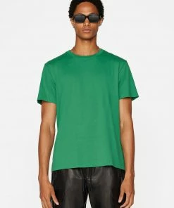 Frame-denim Men Frame Logo Tee -- Dress Green