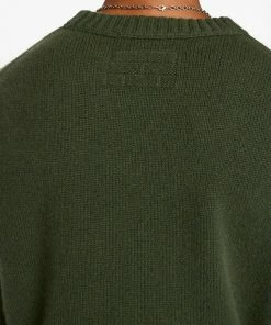 Deals π Frame-denim Men The Cashmere Crewneck Sweater -- Military Green π― 8 Frame-denim Men The Cashmere Crewneck Sweater -- Military Green