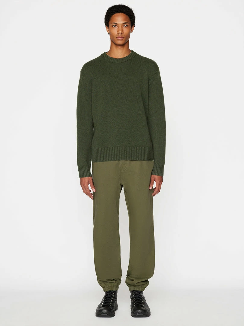 Deals π Frame-denim Men The Cashmere Crewneck Sweater -- Military Green π― 2 Frame-denim Men The Cashmere Crewneck Sweater -- Military Green