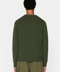 Deals π Frame-denim Men The Cashmere Crewneck Sweater -- Military Green π― 9 Frame-denim Men The Cashmere Crewneck Sweater -- Military Green