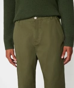 Frame-denim Active Denim Jogger -- Military Green