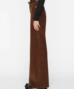 Frame-denim Le Palazzo -- Dark Chocolate