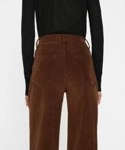 Frame-denim Le Palazzo -- Dark Chocolate