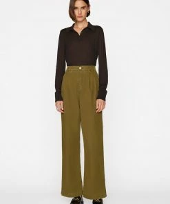 Frame-denim Women Pleated Chino -- Surplus