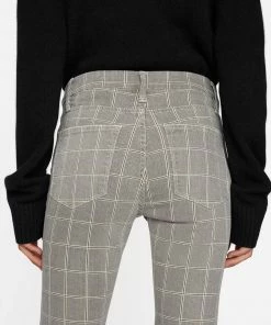 Frame-denim Le Crop Mini Boot -- Pine Plaid