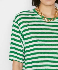 Best reviews of π Frame-denim π© Women Striped Boxy Crop Tee -- Court Green Multi π 10 Frame-denim Women Striped Boxy Crop Tee -- Court Green Multi
