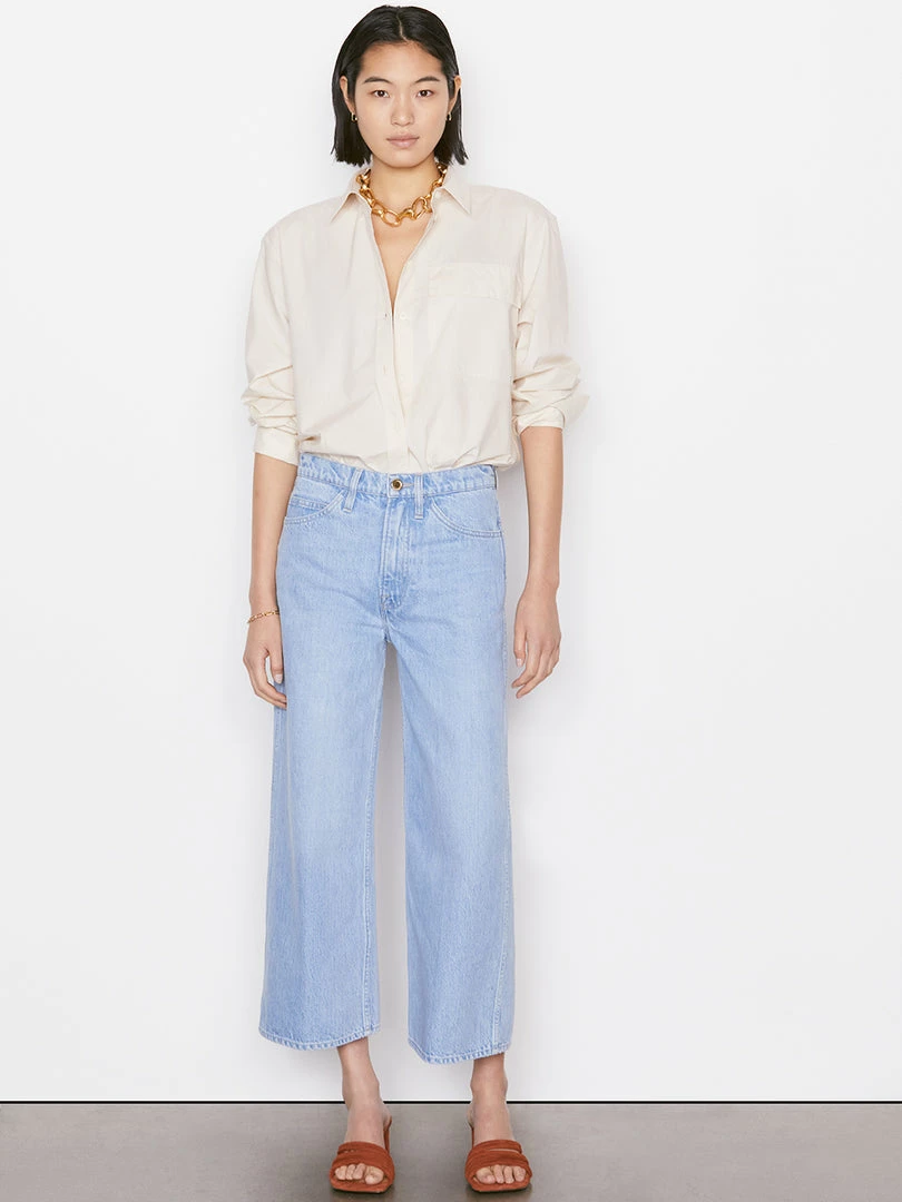 Brand new βοΈ Frame-denim π© Women Le Italien Wide Crop -- Turin π 2 Frame-denim Women Le Italien Wide Crop -- Turin