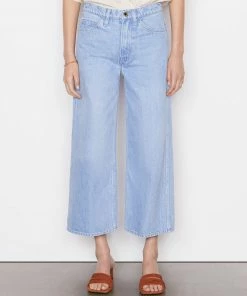 Frame-denim Women Le Italien Wide Crop -- Turin