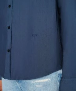 Frame-denim Classic Poplin Shirt -- Dress Blue Men