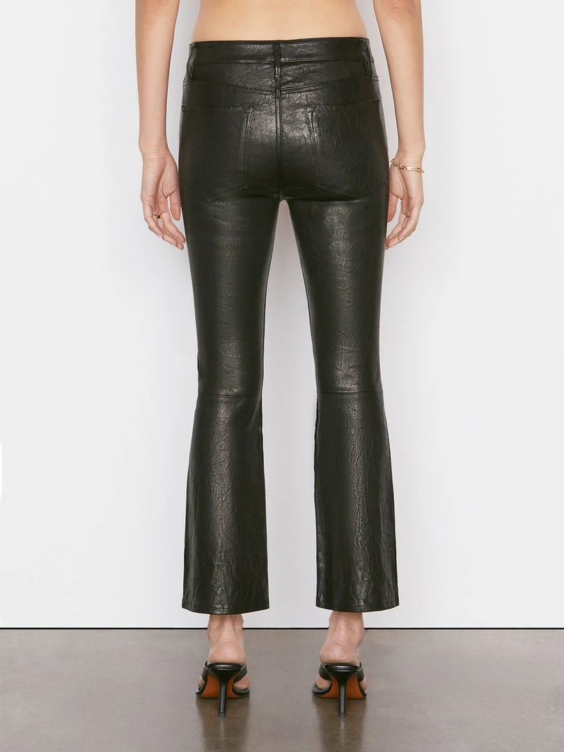 Cheapest π€© Frame-denim Leather Le Crop Mini Boot -- Washed Black π© Women π 6 Frame-denim Leather Le Crop Mini Boot -- Washed Black Women