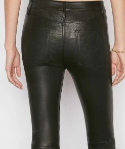 Cheapest π€© Frame-denim Leather Le Crop Mini Boot -- Washed Black π© Women π 11 Frame-denim Leather Le Crop Mini Boot -- Washed Black Women