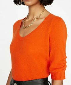 Cheap π Frame-denim π© Women Scoop Neck Sweater -- Mandarin π₯ 9 Frame-denim Women Scoop Neck Sweater -- Mandarin