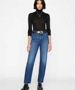 Frame-denim Le High 'N' Tight Straight -- Hallam