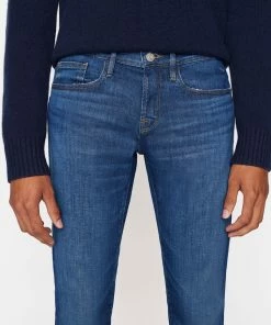 Best deal π€© Frame-denim L'Homme Slim Degradable -- Indigo Land β¨ 9 Frame-denim L'Homme Slim Degradable -- Indigo Land