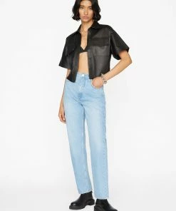 Frame-denim High 'N' Tight Straight -- Zona