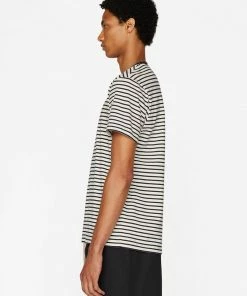 Budget π Frame-denim Men Frame Stripe Tee -- Off White/Noir Multi π 8 Frame-denim Men Frame Stripe Tee -- Off White/Noir Multi