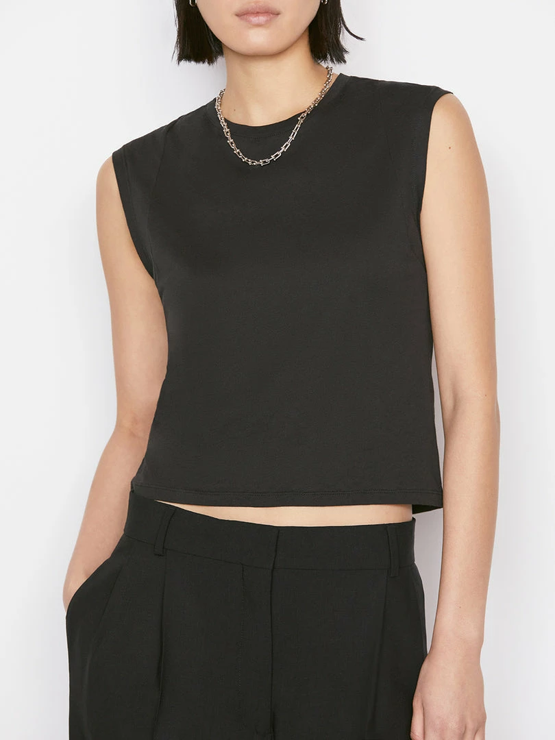 Cheap π₯ Frame-denim Le High Rise Muscle Tee -- Noir π 3 Frame-denim Le High Rise Muscle Tee -- Noir