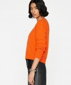 Best deal π Frame-denim Clean Crewneck Sweater -- Mandarin π 8 Frame-denim Clean Crewneck Sweater -- Mandarin