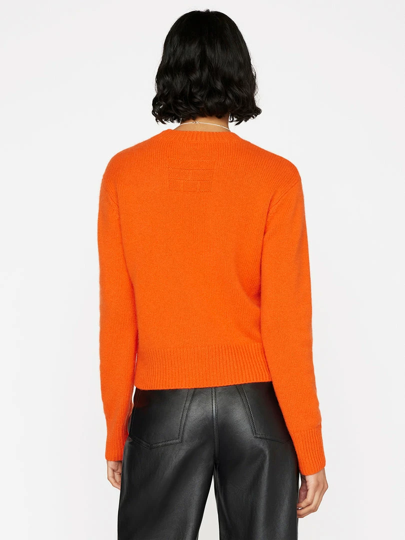 Best deal π Frame-denim Clean Crewneck Sweater -- Mandarin π 4 Frame-denim Clean Crewneck Sweater -- Mandarin