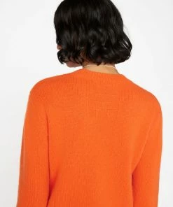 Best deal π Frame-denim Clean Crewneck Sweater -- Mandarin π 10 Frame-denim Clean Crewneck Sweater -- Mandarin