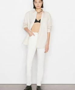 Frame-denim Le Italien True Straight -- Blanc Women