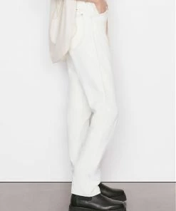 Frame-denim Le Italien True Straight -- Blanc Women