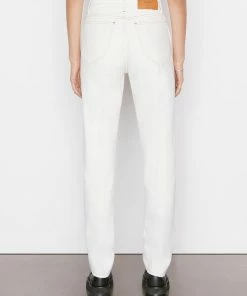 Frame-denim Le Italien True Straight -- Blanc Women