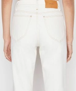 Frame-denim Le Italien True Straight -- Blanc Women