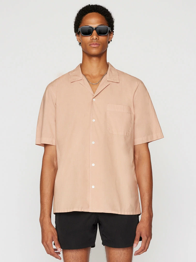 Wholesale β¨ Frame-denim Short Sleeve Camp Collar π Shirt -- Powder Brick π 1 Frame-denim Short Sleeve Camp Collar Shirt -- Powder Brick