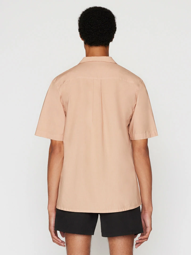 Wholesale β¨ Frame-denim Short Sleeve Camp Collar π Shirt -- Powder Brick π 4 Frame-denim Short Sleeve Camp Collar Shirt -- Powder Brick