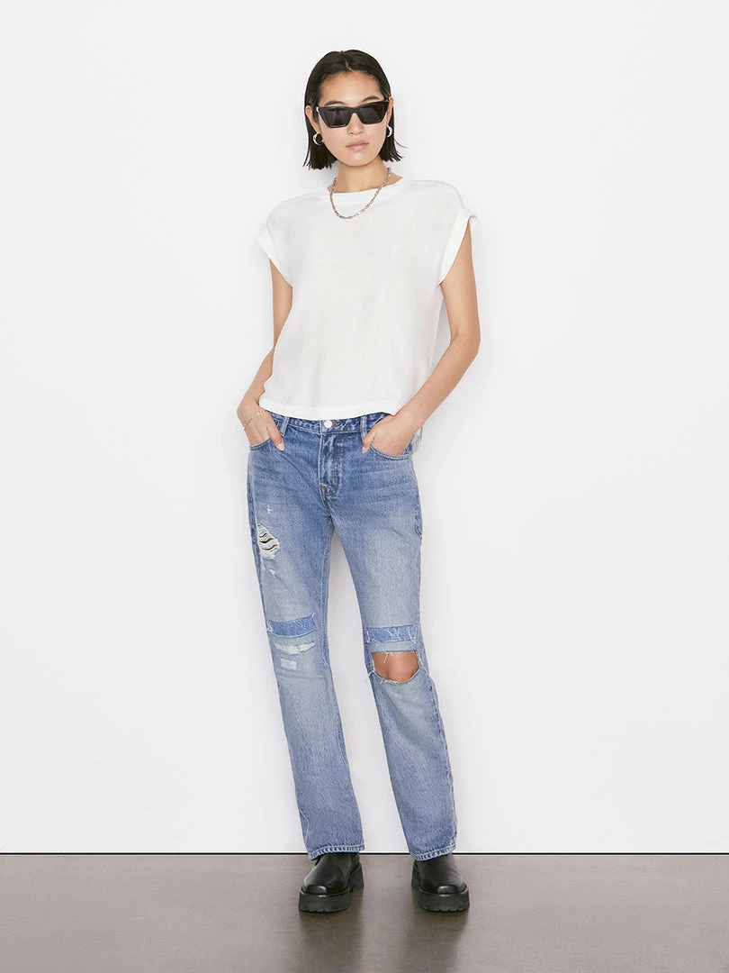 Promo ๐ Frame-denim Washable Silk Oversized Tee -- Off White ๐ฉ Women โญ 2 Frame-denim Washable Silk Oversized Tee -- Off White Women