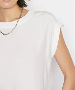 Promo ๐ Frame-denim Washable Silk Oversized Tee -- Off White ๐ฉ Women โญ 8 Frame-denim Washable Silk Oversized Tee -- Off White Women