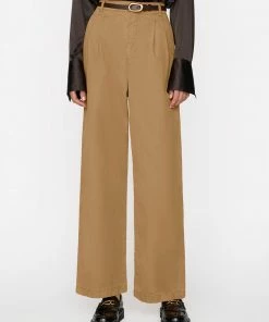 Frame-denim Pleated Chino -- Camel Women