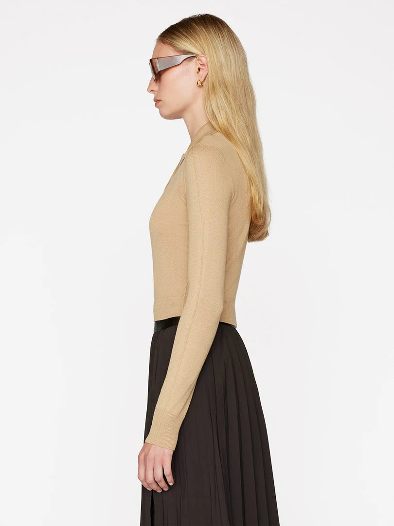 Coupon π Frame-denim Refined Polo Sweater -- Taupe π© Women π₯ 5 Frame-denim Refined Polo Sweater -- Taupe Women