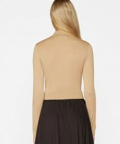 Coupon π Frame-denim Refined Polo Sweater -- Taupe π© Women π₯ 11 Frame-denim Refined Polo Sweater -- Taupe Women