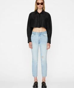 Frame-denim Women Le High Straight -- Winslow
