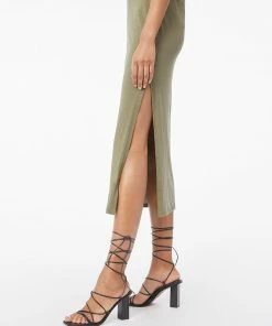 New β€οΈ Frame-denim π© Women Le Muscle Maxi π Dress -- Military β 6 Frame-denim Women Le Muscle Maxi Dress -- Military