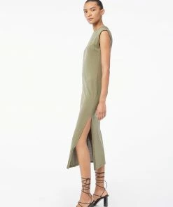 Frame-denim Women Le Muscle Maxi Dress -- Military