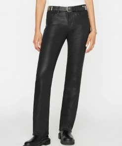 Frame-denim Le Mini Boot Coated -- Noir Coated Women