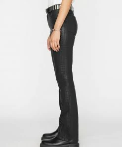 Frame-denim Le Mini Boot Coated -- Noir Coated Women