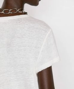 Frame-denim Easy True Tee -- Blanc Women