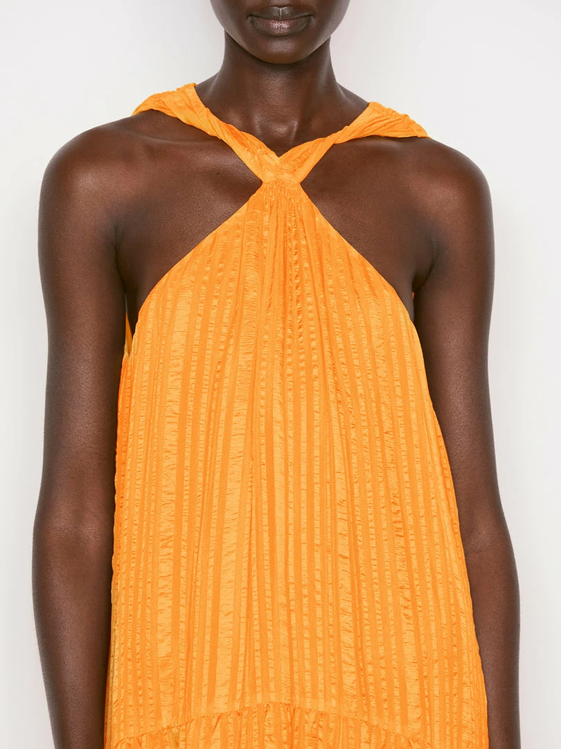 Flash Sale β Frame-denim Draped Halter Maxi π Dress -- Kumquat π― 2 Frame-denim Draped Halter Maxi Dress -- Kumquat