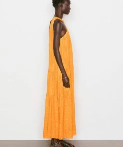 Flash Sale β Frame-denim Draped Halter Maxi π Dress -- Kumquat π― 10 Frame-denim Draped Halter Maxi Dress -- Kumquat